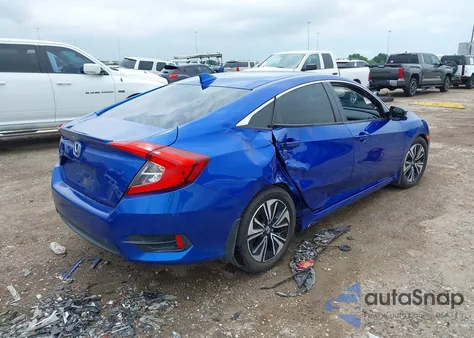 2016 Honda Civic Ex from USA, damaged, VIN 19XFC1F36GE016634